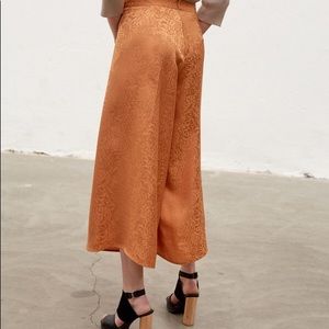 Rodebjer Nola Pant Jacquard - Burnt Sand, Size S